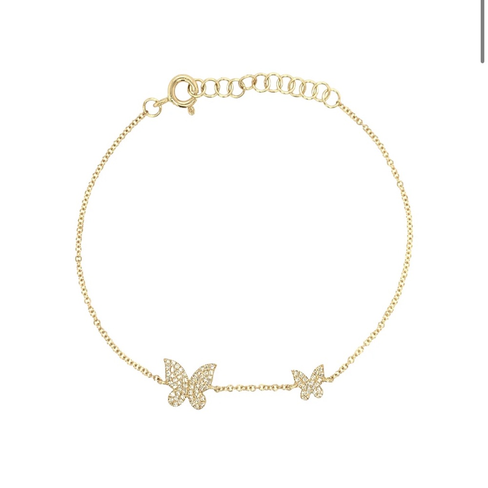 Jennifer Miller Diamond Butterfly Bracelet
